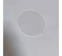 Wafer di silice fusa di grado ottico - Disco di vetro al quarzo, diametro 80-100 mm, confezione da 2, opzioni di spessore 1/2/3 mm(1mmx100mm)