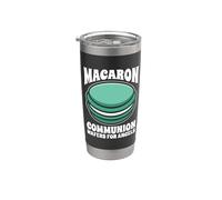 Wafer Macaron per comunione angeli amore parigino macaron Bicchiere termico in acciaio inox doppia parete