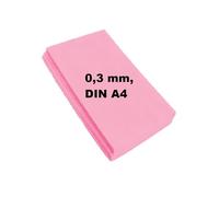 Wafer Paper - Cialda in ostia, formato DIN A4, 0,30 mm, 25 fogli, colore: rosa