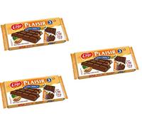Wafers, al cacao ricoperti da cioccolato fondente 3 confezioni da 135 gr l'una