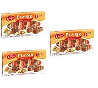 Wafers, Ricoperti con Cioccolato al Latte e nocciole 3 confezioni