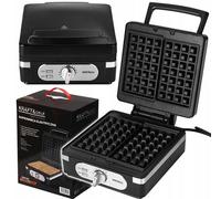 Waffeliera XXL 2000W 2 Pezzi Spesse Croccanti Waffle 3 Livelli Di Temperatura