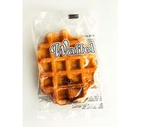 WAFFELMAN - Waffle, waffel imbustati cotti al burro, confezione da 7 pezzi, ideali se accompagnati da gustose guarnizioni e farciture, pronto da consumare freddo o riscaldato