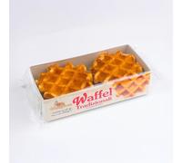 WAFFELMAN - Waffle, waffel imbustati cotti al burro, ideali se accompagnati da gustose guarnizioni e farciture, pronto da consumare freddo o riscaldato (2 vaschette)