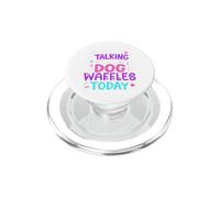 Waffle con nome del cane solo parlando con il mio cane waffle PopSockets PopGrip per MagSafe