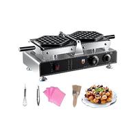 Waffle Maker Electric HongKong Bubble Egg Puff Cake Making Machine Reversibile Doppia teglia Elettrodomestico da cucina Garantire la Stabilità