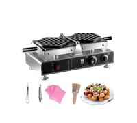 Waffle Maker Electric HongKong Bubble Egg Puff Cake Making Machine Reversible Double Baking Pan Kitchen Home Appliance Per principianti del fai da te