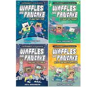 Waffles and Pancake Series 4 Books Set - Planetary-YUM, Flight or Fright, Failure to Lunch, Best Friends Fur-Ever