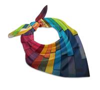 WAFICAC Bandane fini, sciarpe quadrate, fazzoletti morbidi e colorati per unisex, donne e uomini