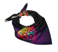 WAFICAC Bandane raffinate, foulard quadrati, fazzoletti morbidi e colorati in pino per unisex, donne e uomini