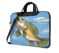 WAFICAC Borsa per laptop da uomo e donna, ideale per la pesca e i tuffi in acqua. Borsa a tracolla per laptop con tracolla e maniglia, leggera e compatta.