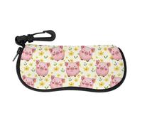 WAFICAC Custodia per occhiali da sole con cerniera, rigida, ideale per viaggi e come organizer per occhiali.