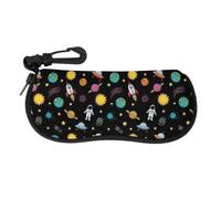 WAFICAC Custodia per occhiali da sole con cerniera, rigida, ideale per viaggi e come organizer per occhiali.