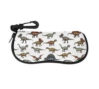 WAFICAC Custodia per occhiali da sole con cerniera, rigida, ideale per viaggi e come organizer per occhiali.