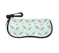 WAFICAC Custodia per occhiali da sole con cerniera, rigida, ideale per viaggi e come organizer per occhiali.