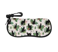 WAFICAC Custodia per occhiali da sole con cerniera, rigida, ideale per viaggi e come organizer per occhiali.