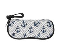 WAFICAC Custodia per occhiali da sole con cerniera, rigida, ideale per viaggi e come organizer per occhiali.