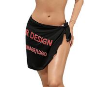 WAFICAC Gonne a Portafoglio Personalizzate Gonne a Portafoglio Sarong da Donna Personalizzate Copricostumi da Bagno Copricostumi da Bagno Personalizzati Gonne a Portafoglio da Spiaggia in Chiffon