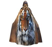 WAFICAC Mantello con cappuccio da cosplay Big Tiger, mantello da cosplay per Halloween