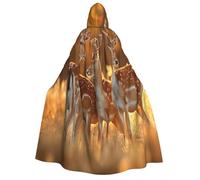 WAFICAC Mantello con cappuccio per cosplay Deers Picture, mantello con mantello per cosplay di Halloween