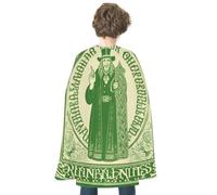 WAFICAC Mantello da vampiro reversibile per Halloween, con benedizione irlandese, per il giorno di San Patrizio, leggero e comodo, per costumi da strega di Halloween, per donne e uomini.