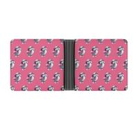 WAFICAC Portafoglio bifold divertente con cane Shih Tzu per uomo e donna, portafogli in pelle, borsa compatta con scomparti per carte