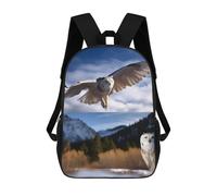 WAFICAC Zaino per laptop da 17 pollici con animali e paesaggi, borsa a tracolla alla moda per viaggiare