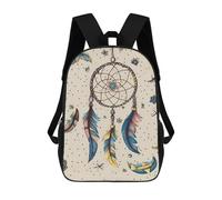 WAFICAC Zaino per laptop Dream Catcher And Moon, zaino da viaggio alla moda da 17 pollici, borsa a tracolla per il lavoro