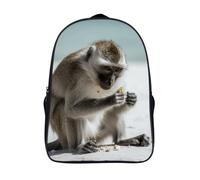 WAFICAC Zaino per laptop Monkey on The Ground, zaino da viaggio alla moda da 16 pollici, borsa a tracolla per il lavoro