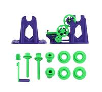WAFOHSR 1 Set Avvolgitore for Bobina di Filamento A Manovella Pronto all'Uso for Materiali Stampa 3D. L'avvolgimento Efficiente Previene I Grovigli Filatura Ad Alta velocità(Purplegreen)
