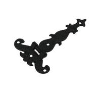 WAFOHSR 2 Pz 113 * 69mm Cerniera Antica For Finestre Armadio Armadio Guardaroba Porte Scatole Di Legno Cassa Di Gioielli Petto Facile Da Installare(Black)