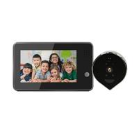 WAFOHSR Annuncio Del Campanello Di Rilevamento Umano Della Videocamera Spioncino Tuya For Visione Notturna Videocitofono Smart WiFi Da 4,3 Pollici Audio Bidirezionale(Doorbell 16G-01)