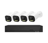 WAFOHSR Di Telecamere Sicurezza POE NVR 4K 8CH 4CH 5MP Con Audio Bidirezionale, Telecamera IP Esterna CCTV, Set Videosorveglianza H.265 P2P Rilevamento Del Movimento(3T,4CH 4PCS 5MP Cam)