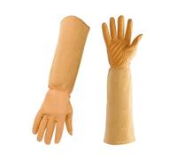 WAFOHSR Guanti Traspiranti Guanti da Giardino in Ecopelle con Stampa Floreale for Donna Guanti for Pulizia Antiscivolo Guanti da Giardinaggio for La Casa Respirabile Comodo(Khaki)