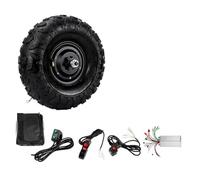 WAFOHSR Kit Carrello Elettrico Fuoristrada Con Ruote Brushless Ad Alta Coppia, Motore Mozzo A Ingranaggi Da 14,5 Pollici 24V36V48V 250W350W500W Motore Potente(48V350W)