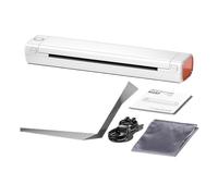 WAFOHSR La Stampante Termica Portatile Blutooth M08F A4 Supporta Carta A4 Compatibile Con Telefono E Laptop For Ufficio Facile Da Usare(M08F White Orange)