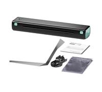 WAFOHSR La Stampante Termica Portatile Blutooth M08F A4 Supporta Carta A4 Compatibile Con Telefono E Laptop For Ufficio Facile Da Usare(M08F Black Green)