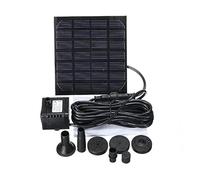 WAFOHSR Mini Fontana ad Acqua Solare Lotus Pond Decorazione da Giardino Fontana a Cascata Bagno for Uccelli all'aperto Fontana Galleggiante ad energia Solare Facile da Installare(1 Set Solar Panel)