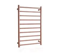 WAFOHSR Portasciugamani Elettrico Intelligente A Temperatura Costante Riscaldato in Acciaio Inossidabile Stendino for Bagno Scaldasalviette Basso Consumo Energetico(Rose Gold)