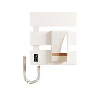 WAFOHSR Portasciugamani Elettrico Riscaldamento in Fibra di Carbonio Asciugatura A Temperatura Costante Bagno Casa Scaldasalviette Accessori for Il Basso Consumo Energetico(White-Three Floors)