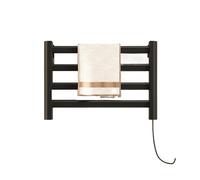 WAFOHSR Portasciugamani Riscaldato Elettricamente da Bagno Smart Home in Fibra di Carbonio Asciugatura A Temperatura Costante Ripiano Senza Perforazione Basso Consumo Energetico(A)