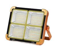 WAFOHSR Proiettore Di Emergenza Solare Portatile Lampada Da Lavoro For Esterni Campeggio A LED Ricaricabile USB Alta Costruzione For Proiettori Risparmio Energetico Efficiente(L)