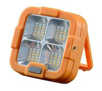 WAFOHSR Proiettore Di Emergenza Solare Portatile Lampada Da Lavoro For Esterni Campeggio A LED Ricaricabile USB Alta Costruzione For Proiettori Risparmio Energetico Efficiente(S)