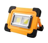 WAFOHSR Proiettore Solare For Esterni COB LED 50W Batteria Ricaricabile Faretto A Luce Di Inondazione A Lampada Da Lavoro Magnetica Con 6000mAh Power Bank Risparmio Energetico Efficiente(W584_50W)