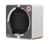 WAFOHSR Riscaldatore Portatile da 500 W Riscaldatori Ad Alta Efficienza Energetica Uso Interno PTC Ceramica Riscaldamento Rapido Ventilatore Scaldavivande Elettrico Facile da Usare(Silver)
