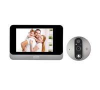 WAFOHSR Smart Life 1080P WiFi Telecamera For Campanello For Porte Batteria Da 5000 MAh Rilevatore Di Movimento PIR Visualizzatore Digitale Domestico Audio Bidirezionale(Door Camera)