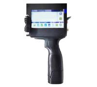 WAFOHSR Stampante A Getto D'inchiostro Portatile Codificatore Laser Touch Screen Da 12,7 Mm Bottiglia For Data Con Codice A Barre QR USB Facile Da Usare(With 2 Black Inks)