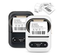 WAFOHSR Stampante Termica E210 For Adesivi Stampanti For Adesivi For Mini Macchine For Etichette Bluetooth Wireless Portatili Facile Da Usare(White and Black)