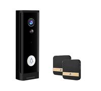 WAFOHSR Telecamera For Campanello Intelligente 1080P WiFi Videocitofono Di Sicurezza Domestica Wireless Visione Notturna IR Audio Bidirezionale(Option 4 Add 32G TF Card)