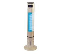 WAFOHSR Ventilatore A Torre Elettrico con Telecomando Condizionatore d'Aria Umidificante Raffreddato Ad Acqua Condizionatore d'Aria Estivo for Uso Domestico Facile da Usare(Remote Control Gold)